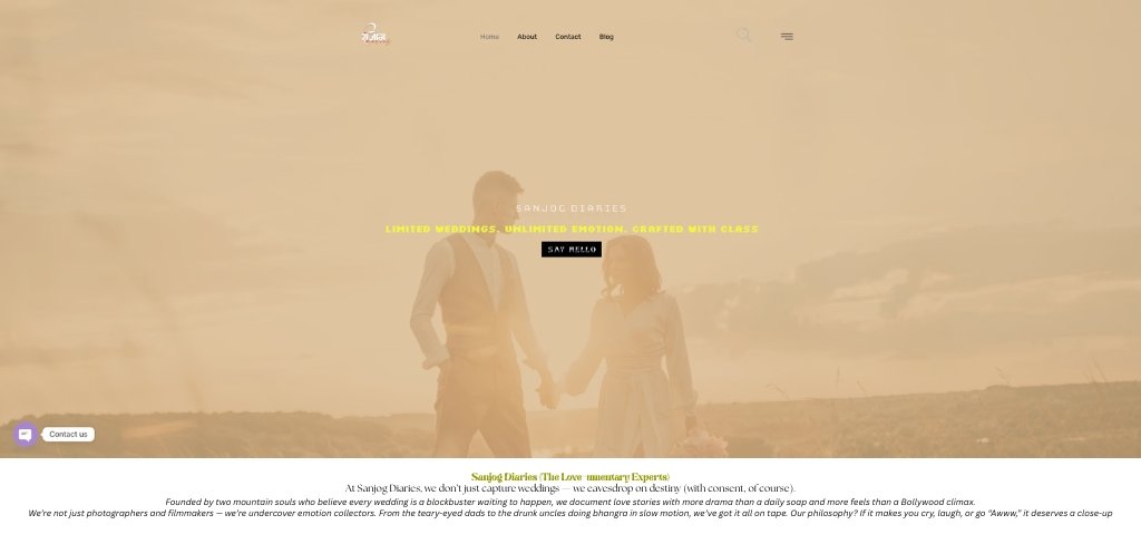Based in Uttarakhand but available wherever there's love (and food), we blend documentary-style honesty with cinematic flair, and sometimes, we even remember to eat the wedding cake.